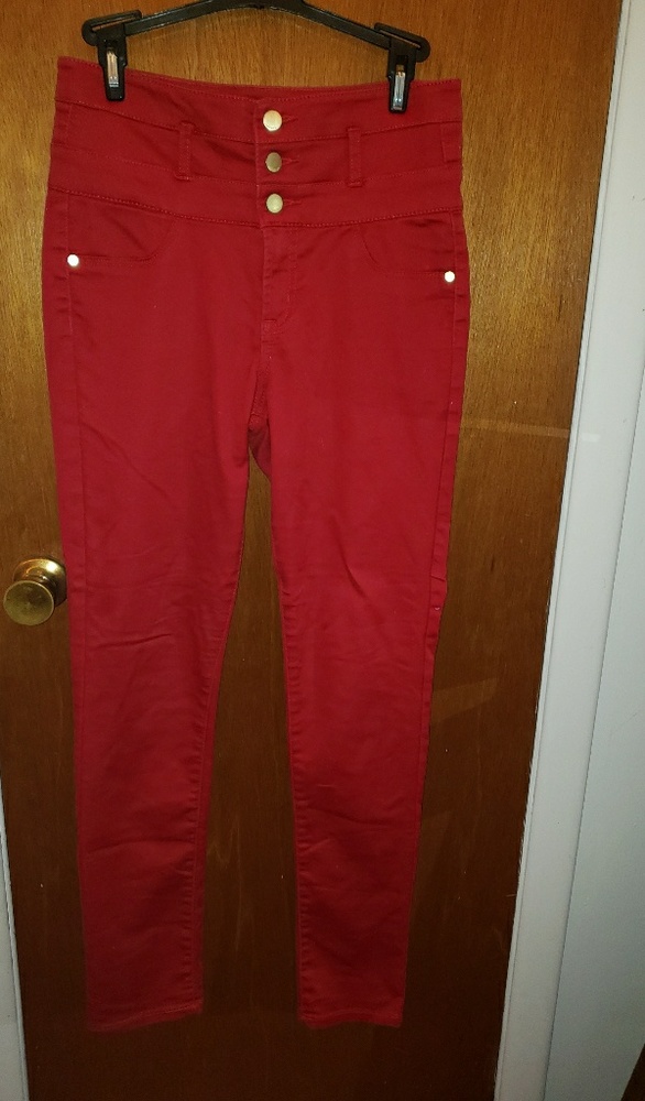 Red jeans